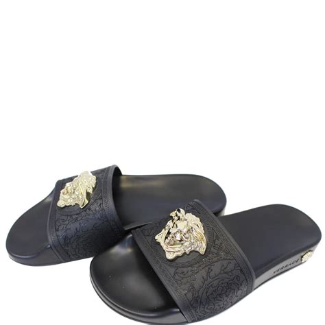 versace slides medusa|versace baroque medusa slide.